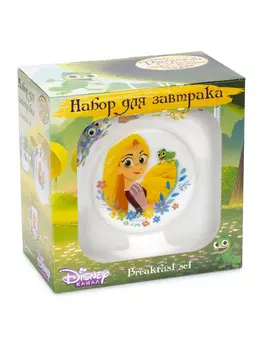 Набор для завтрака 3 предмета 'Рапунцель'