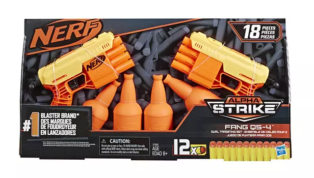 Набор игровой Нерф Альфа Страйк Фанг QS4 артE7563