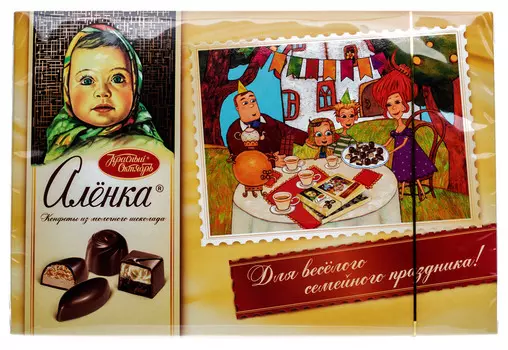 Набор конфет Аленка молочный шоколад 185г Красный Октябрь