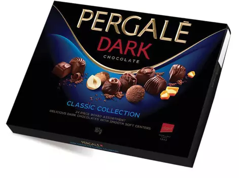 Набор конфет Pergale из темного шоколада 187г