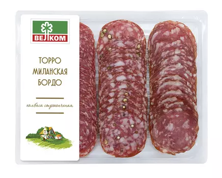 Набор с/к колбас Торро+Бордо+Милан Велком нар., гзс 150г