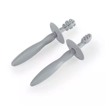 Набор силиконовых зубных щеток Happy baby