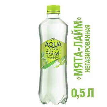 Напиток Aqua Minerale с соком мята/лайм н/газ 0,5л пэт