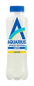 Напиток Aquarius лимон б/алк н/газ 0,4л пэт
