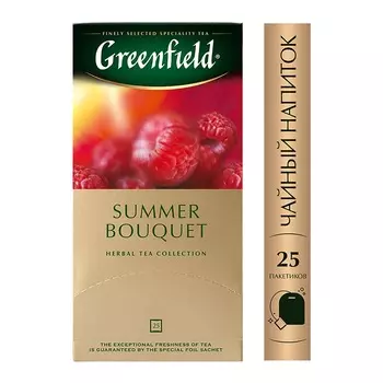 Напиток чайный Greenfield Summer bouquet малина 25пак