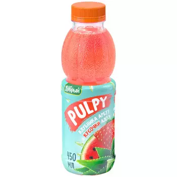 Напиток Добрый Pulpy Алоэ б/а с/содерж 0,45л пэт