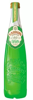 Напиток Калиновъ Лимонадъ Винтажный Тархунъ б/алк газ 0,5л ст/б