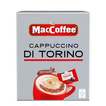 Напиток кофейный MacCoffee Cappuccino di Torino 3в1 10х25,5г