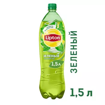 Напиток Lipton зеленый чай б/алк 1,5л пэт