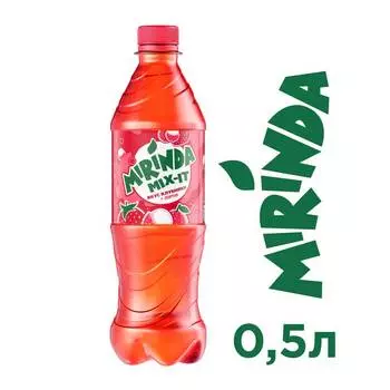 Напиток Mirinda MIX-IT клубника/личи б/алк газ 0,5л пэт
