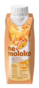 Напиток овсяный Nemoloko Экзотик фруктовый 250мл