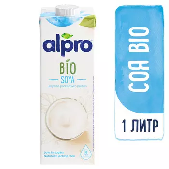 Напиток соевый Alpro bio nature натуральный 1л