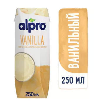 Напиток соевый Alpro ванильный 1,8% 250мл