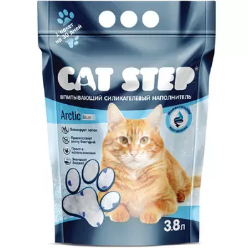 Наполнитель д/кошачьих туалетов Cat Step силикагель 3.8л