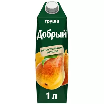 Нектар Добрый Уголки России грушевый 1л т/п