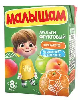 Нектар ФрутоНяня мультифруктовый с 6 мес 200мл