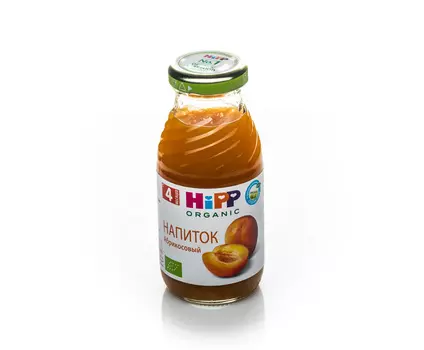 Нектар Hipp абрикос с 4мес 200мл ст/б