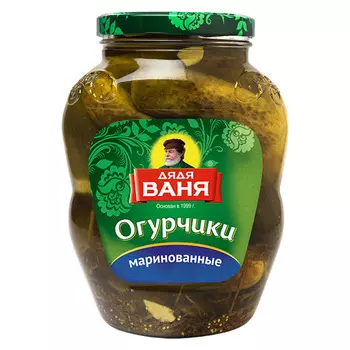 Огурцы Дядя Ваня маринованные 1800г ст/б