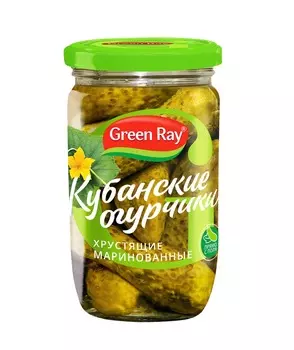 Огурцы Green Ray маринованные 720мл