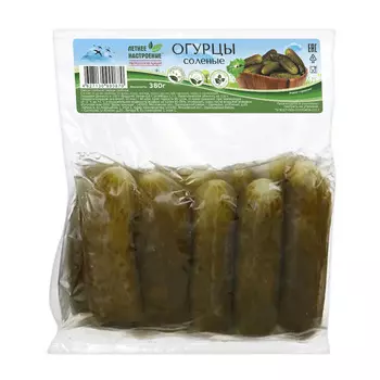 Огурцы соленые 380г