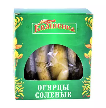 Огурцы соленые 400г упак