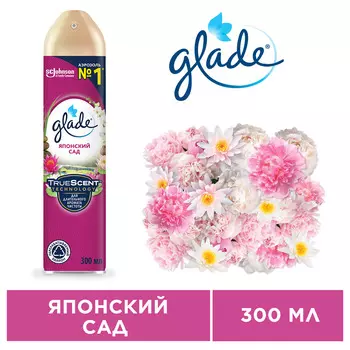 Освежитель воздуха Glade аэрозольный Японский сад 300мл