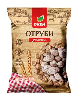 Отруби ОКЕЙ ржаные экструдированные 200г