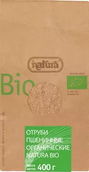 Отруби пшеничные органические Natura Bio 400г