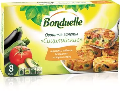 Овощные галеты Bonduelle Сицилийские 300г