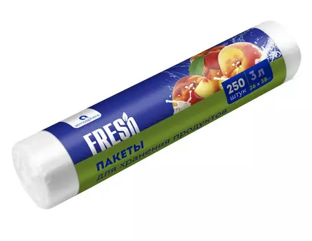 Пакеты для хранения продуктов Atmosphere Frenzo 3л 26х38см 250шт