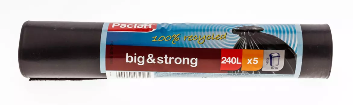 Пакеты д/мусора Paclan Big&amp;Strong 240л 5шт