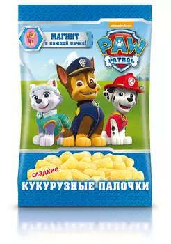 Палочки кукурузные Paw Patrol Сладкие 75г