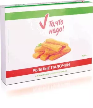Палочки рыбные ТЧН! 400г