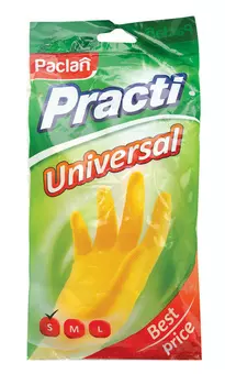 Пара резиновых перчаток Paclan с запахом лимона S