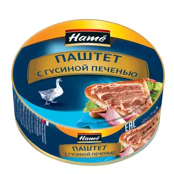 Паштет c гусиной печенью Hame 250г