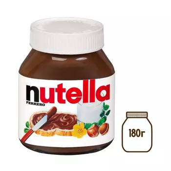 Паста ореховая Nutella с добавлением какао 180г