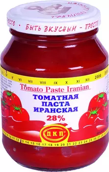 Паста томатная Донконсервпром Иранская 28% 280г ст/б