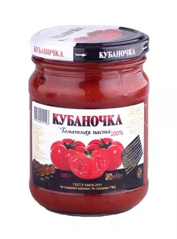 Паста томатная Кубаночка 280г ст/б