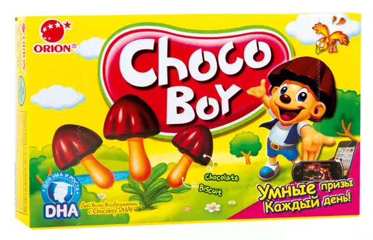 Печенье Choco-Boy 45г Orion