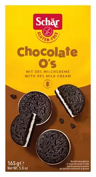 Печенье Chocolate O's Schar 165г