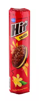 Печенье Hit с начинкой со вкусом ванили 220г Bahlsen