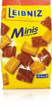 Печенье Leibniz Minis Choco 100г Bahlsen