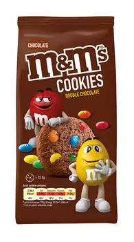 Печенье M&amp;M`s хрустящее с драже с молочным шоколадом 180г