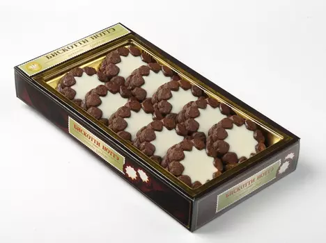 Печенье Ноттэ с кремовой начинкой глазированное 270г Бискотти