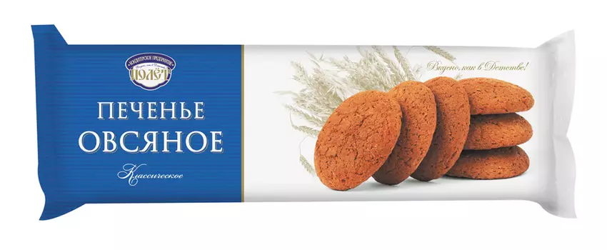 Печенье овсяное коррекс КП Полет 300г