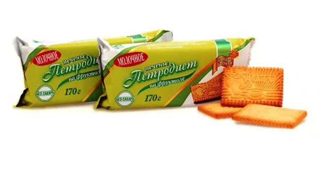 Печенье Петродиет молочное на фруктозе 170г