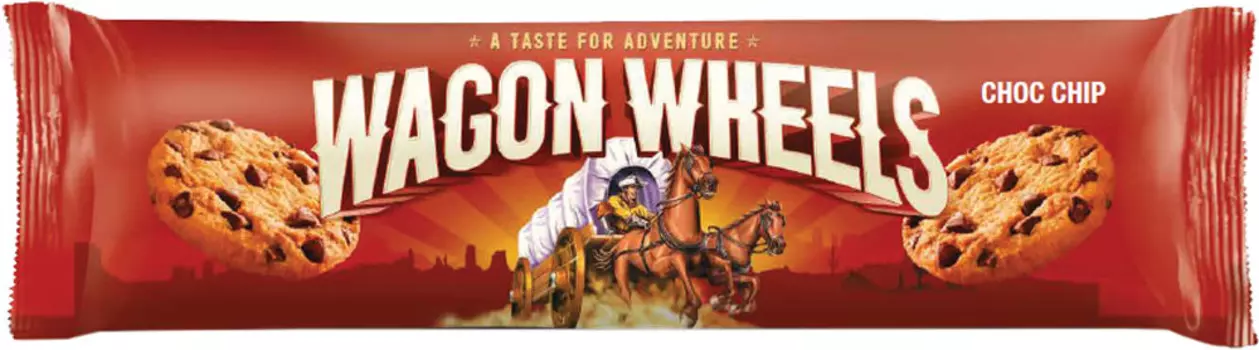 Печенье Wagon Wheels с кусочками шоколада 136г