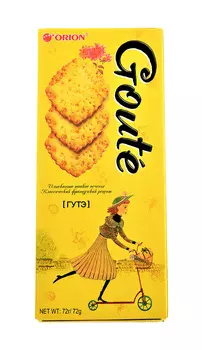 Печенье затяжное Goute 72г Orion