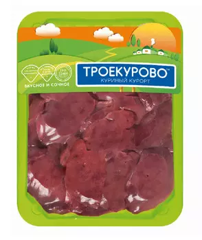 Печень куриная охлажденная Троекурово 500г
