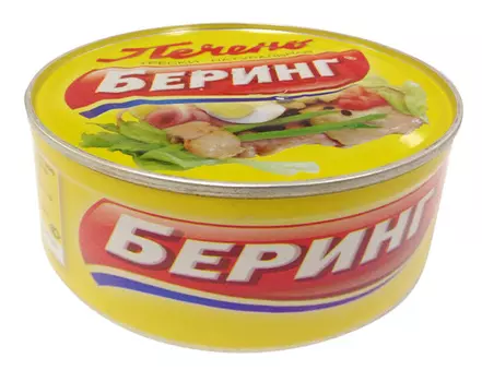Печень трески Беринг 190г